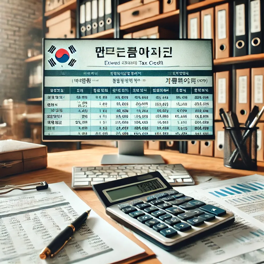 근로장려금 조견표