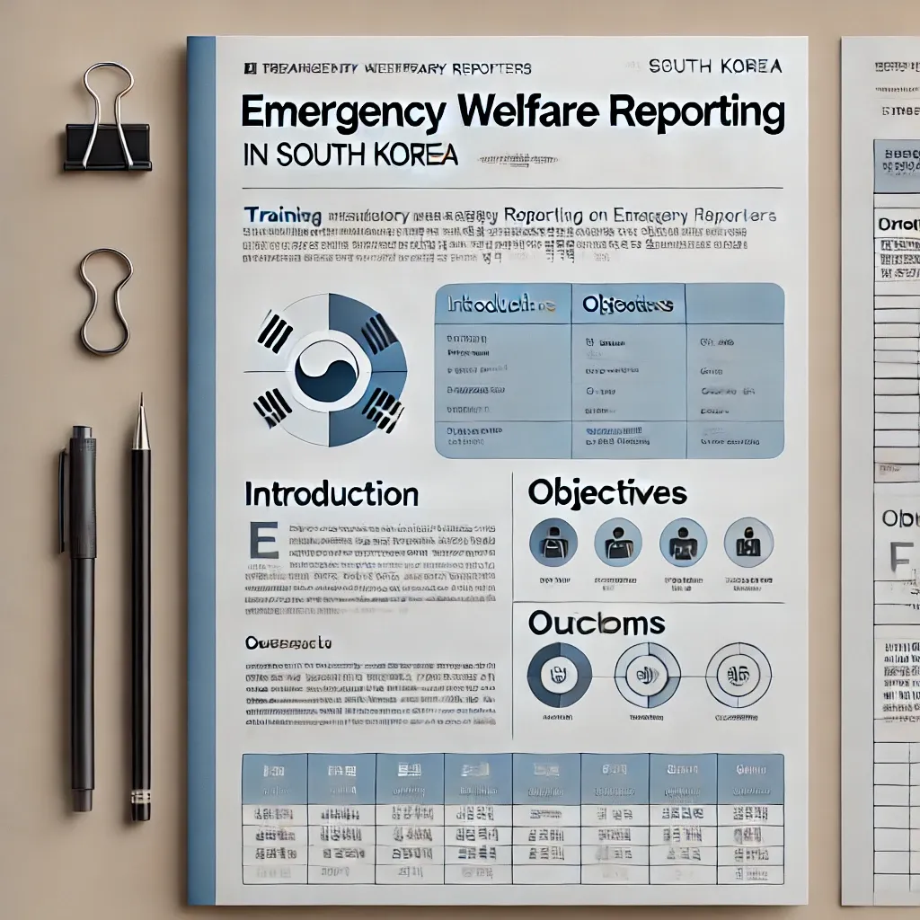 긴급복지 신고의무자 교육 결과보고서 양식