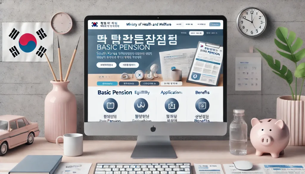 복지부 기초연금 홈페이지