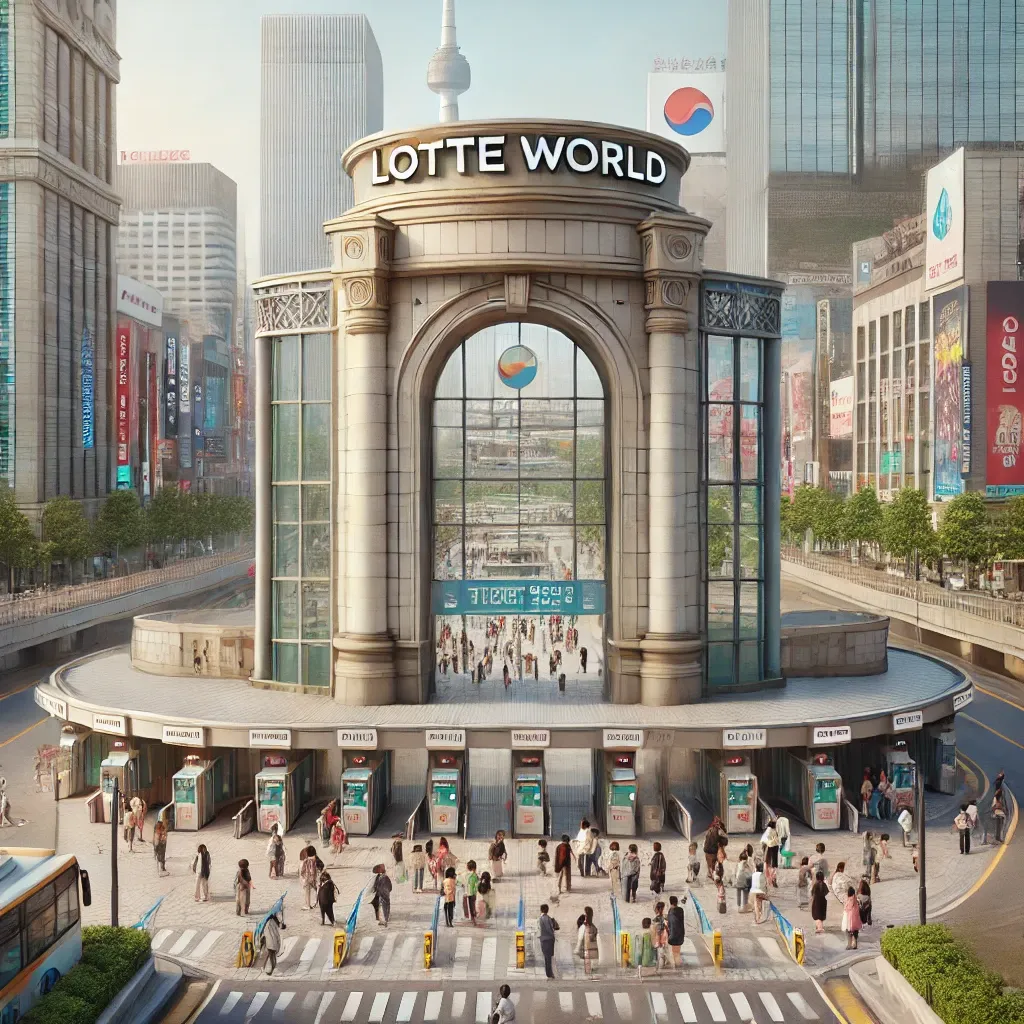 롯데월드 출입구