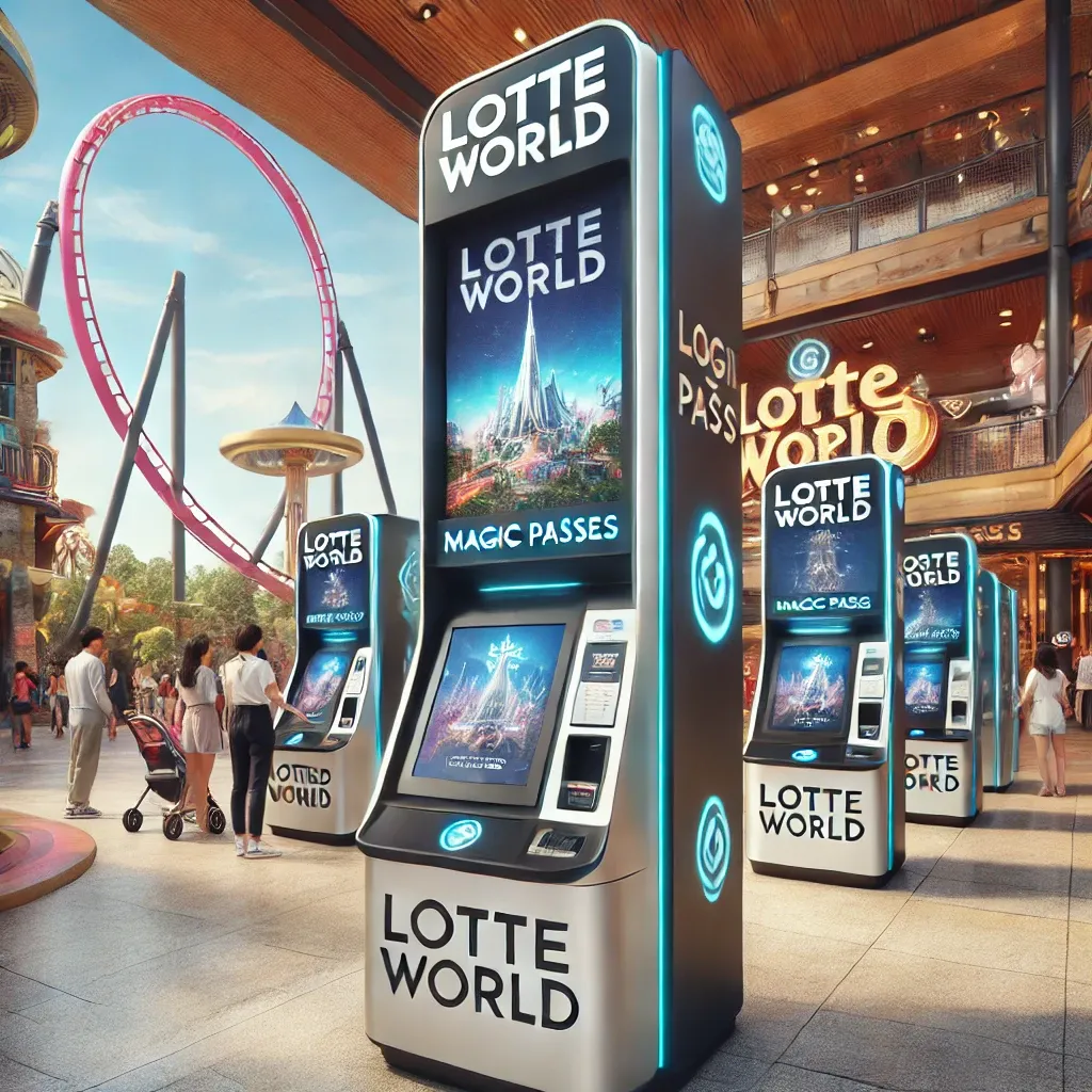 롯데월드 키오스크