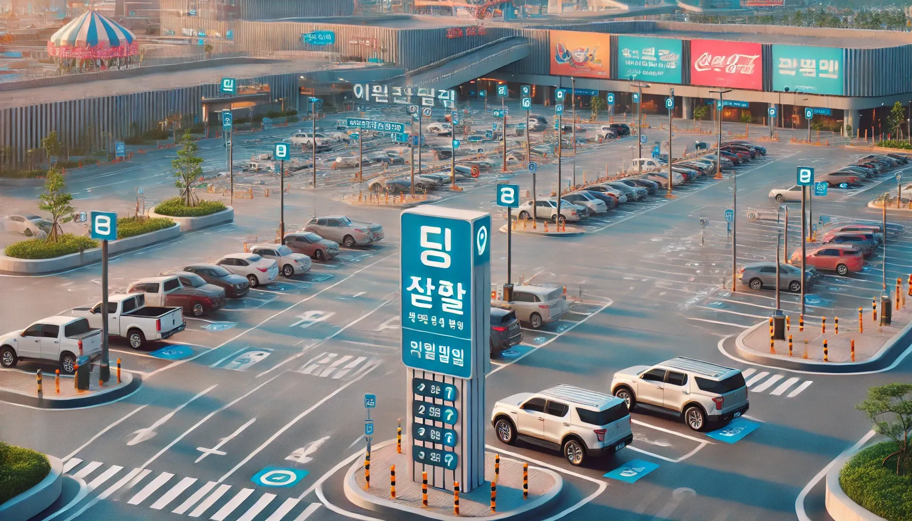 롯데월드 자유이용권 주차