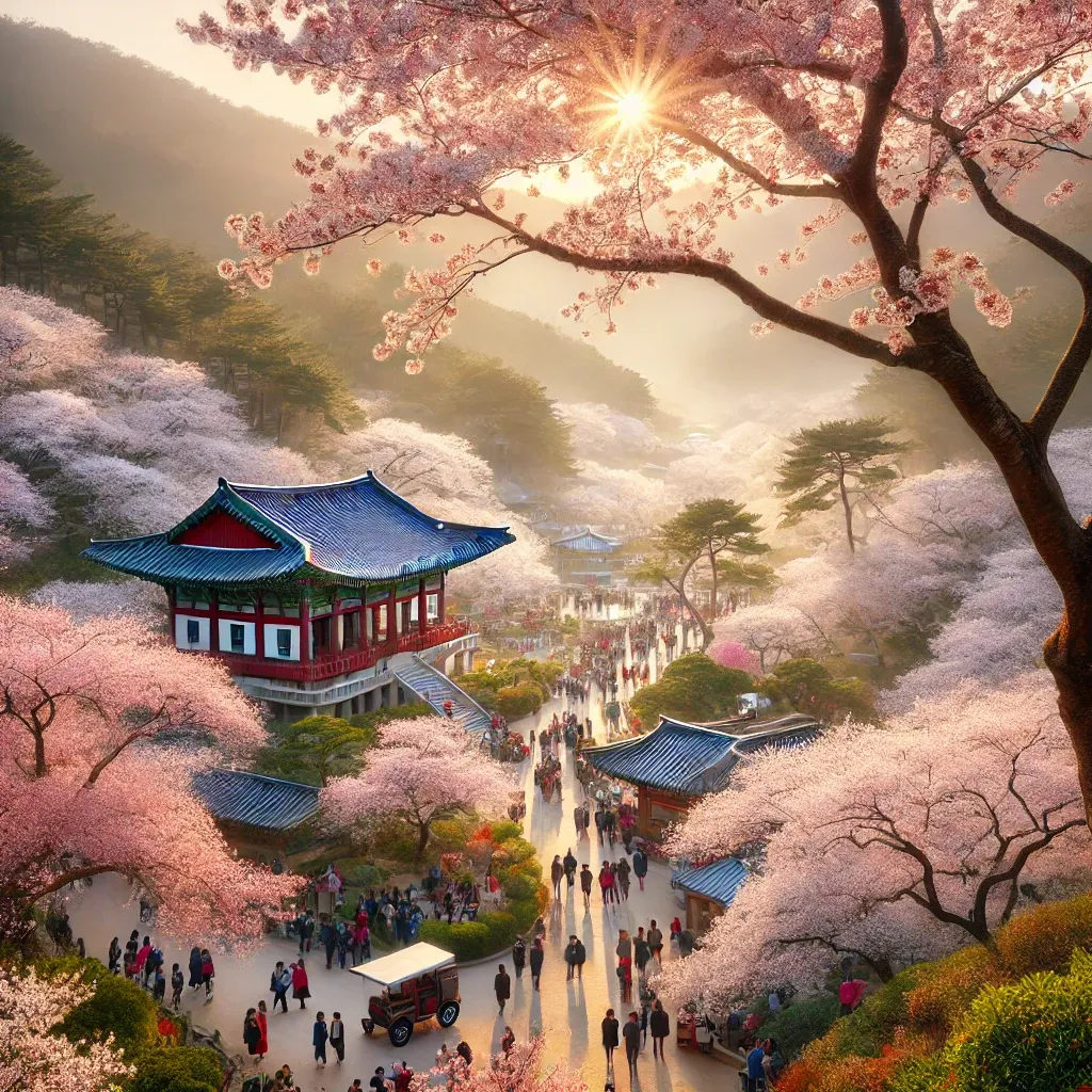 동학사 벚꽃축제기간