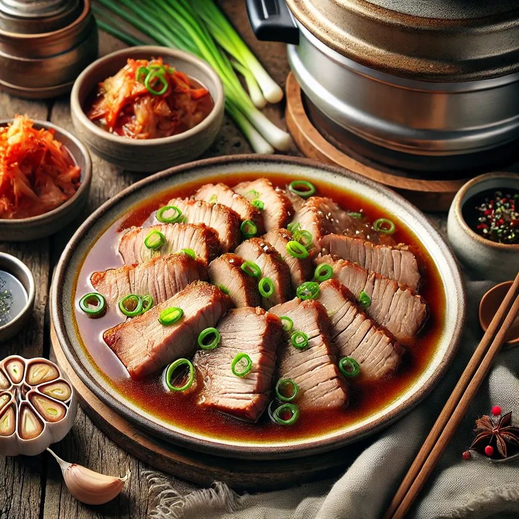 압력솥 수육 무수분