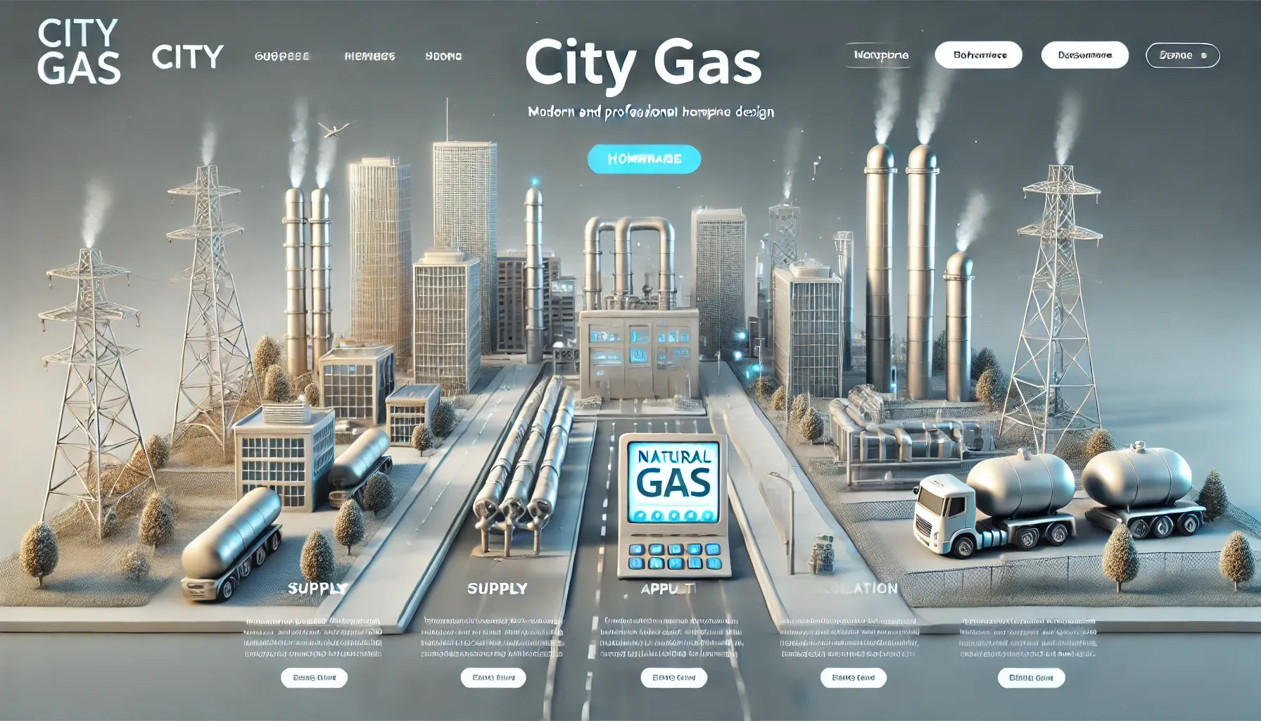 광주광역시 도시가스공사 홈페이지