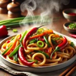 야식추천메뉴 매콤한 볶음우동 만들기