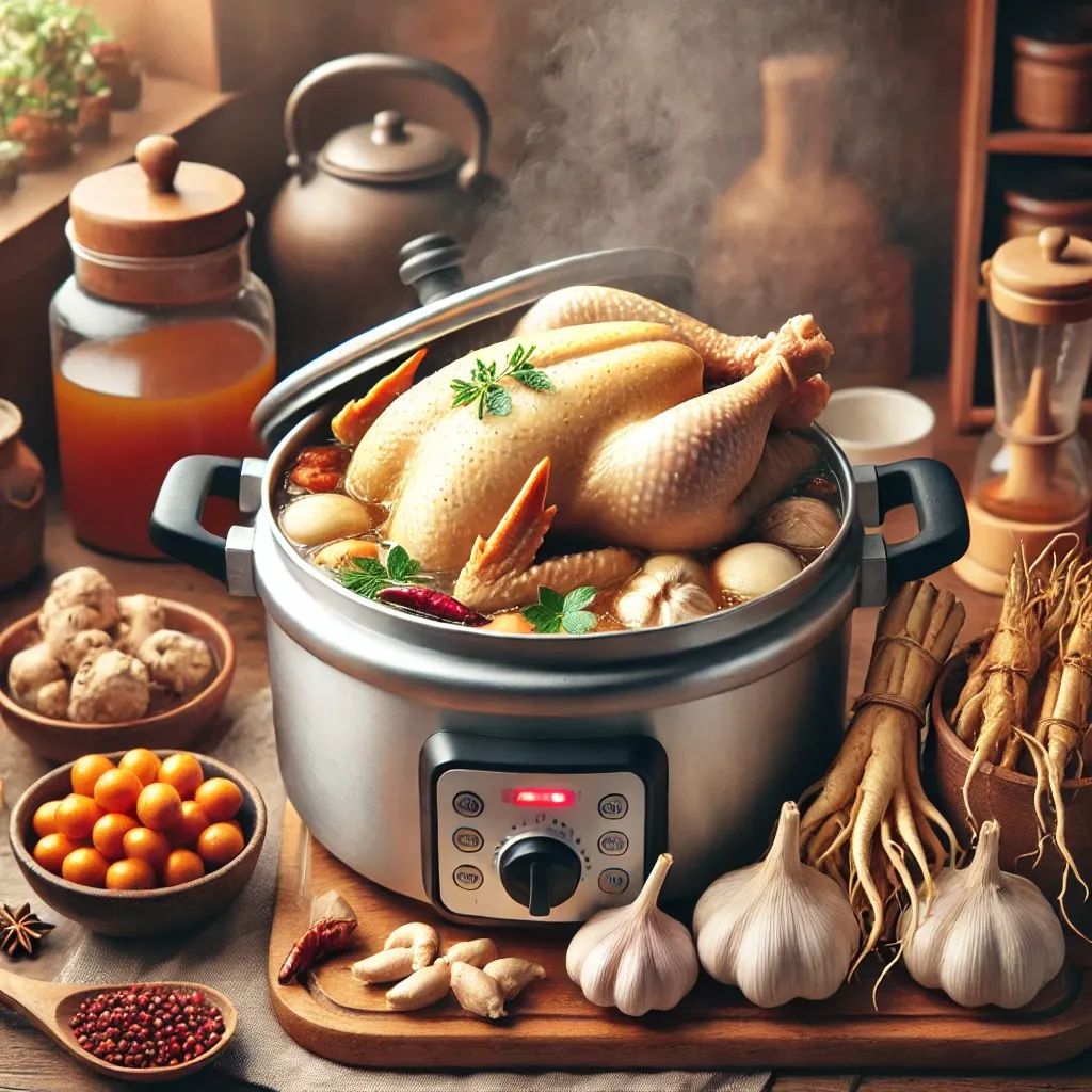 압력솥 삼계탕 끓이는법