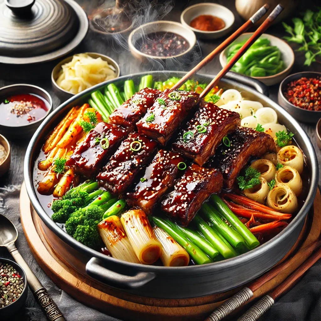 압력솥 갈비찜 만들기