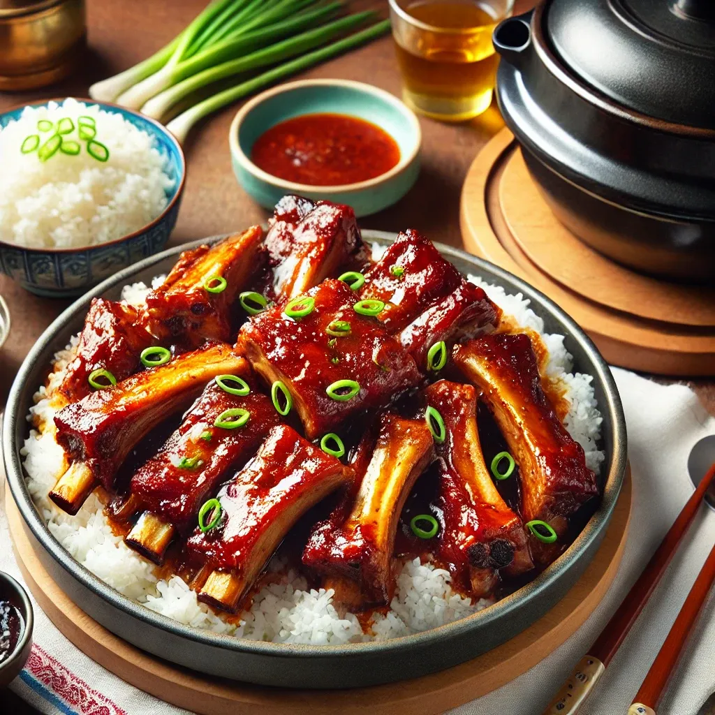 돼지갈비찜 압력솥 시간