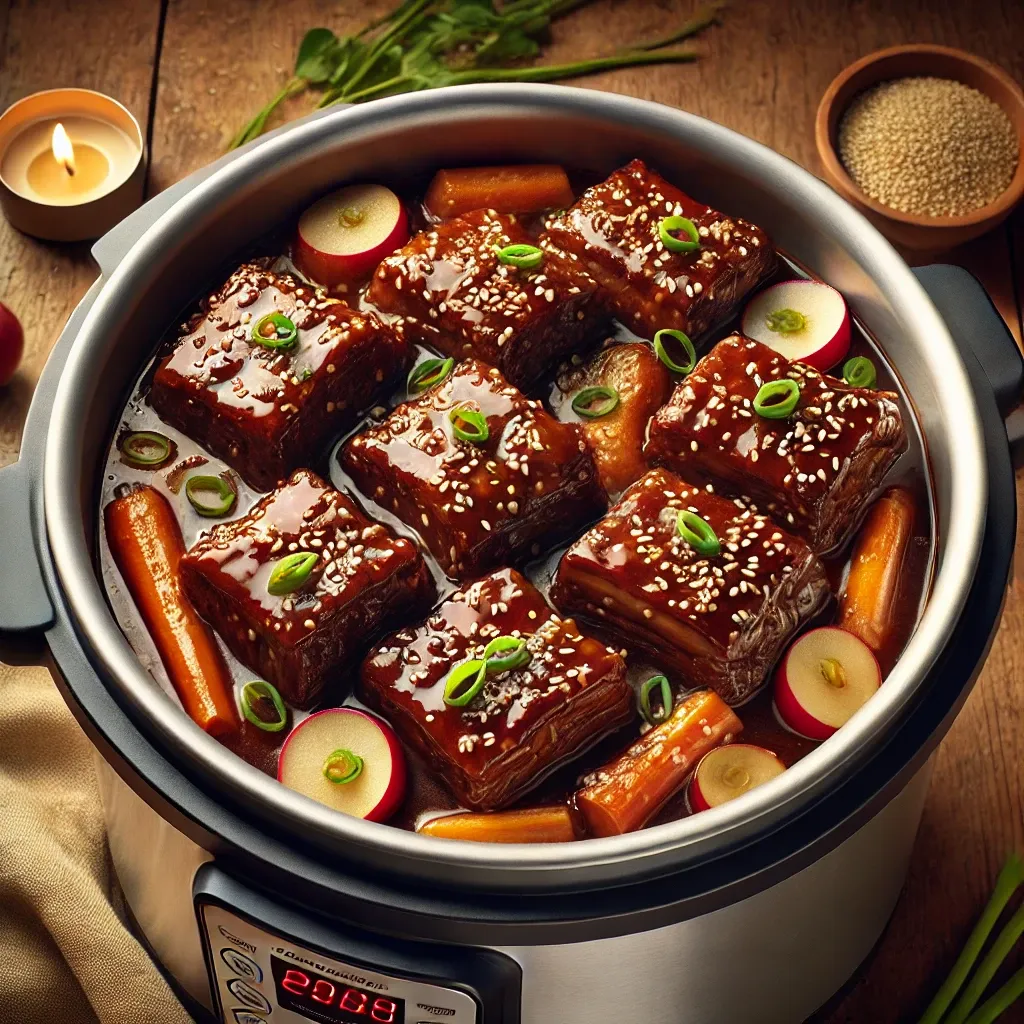 부드러운 전기압력솥 갈비찜