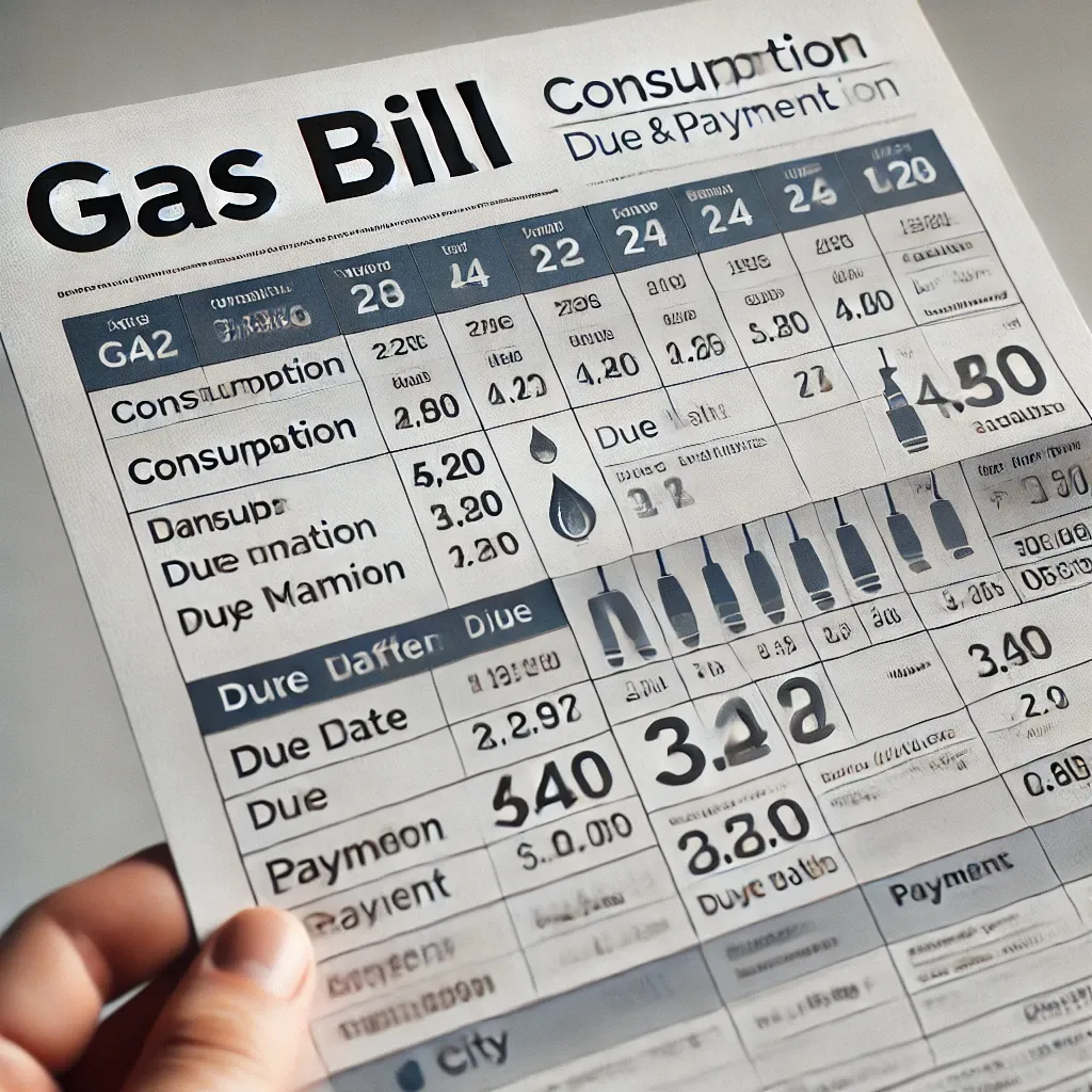 도시가스 고지서