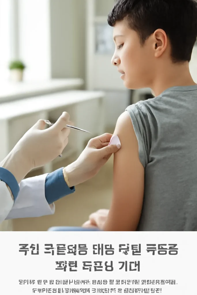 중학생 독감 무료접종 기간