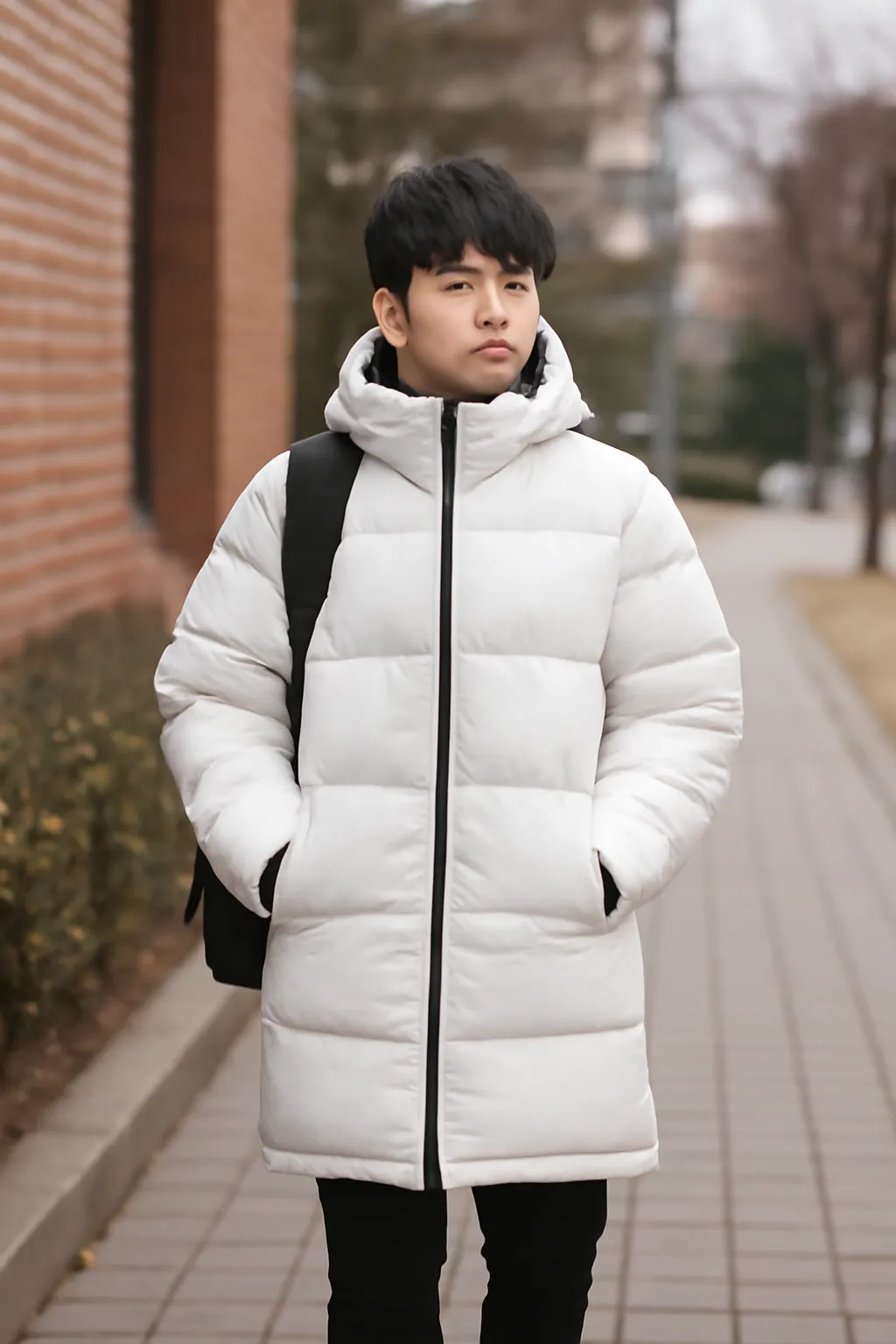 중학생 롱패딩