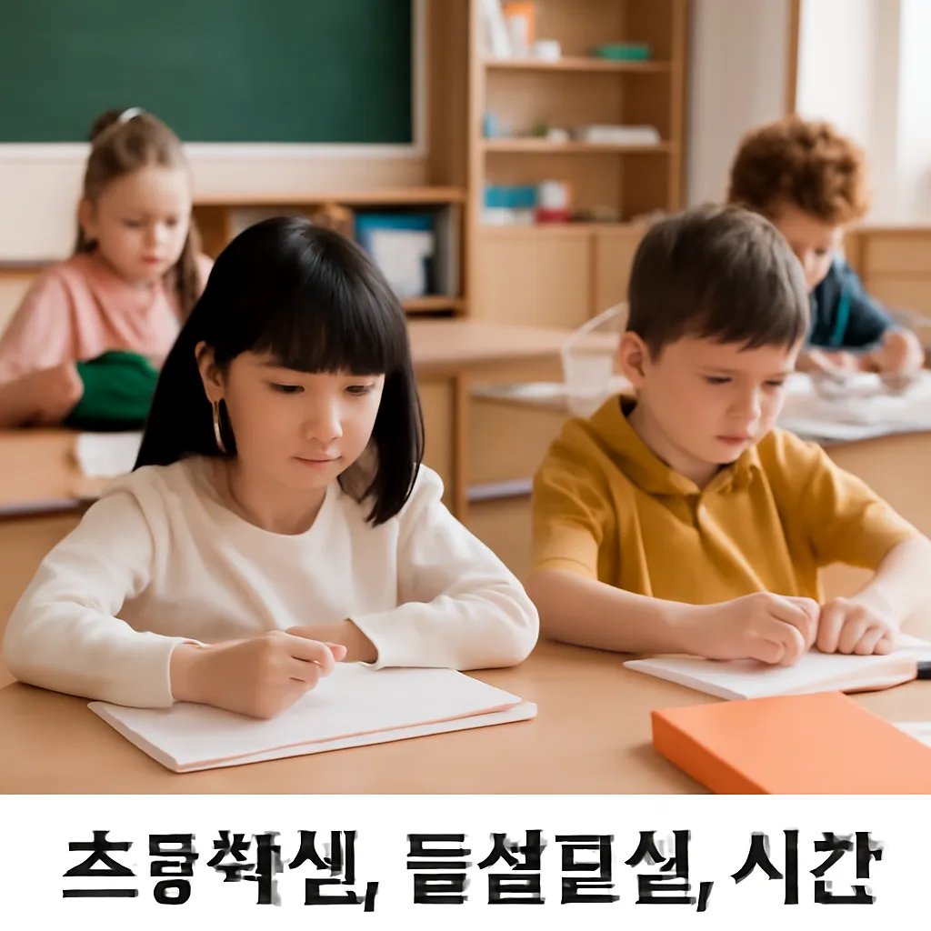 초등학생 돌봄교실 시간