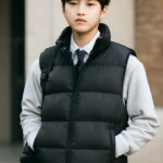 고등학생 패딩조끼