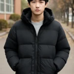 남자 고등학생 패딩