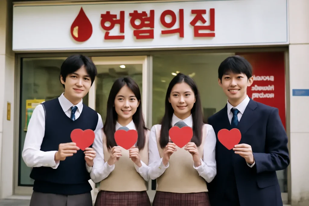 고등학생 헌혈 봉사