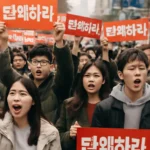 대학생 탄핵 찬성 집회