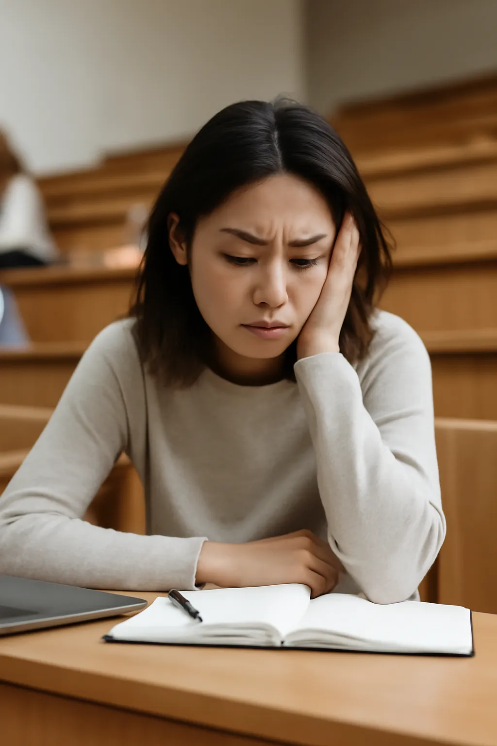 대학생 결석 4번