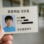 초등학생 신분증