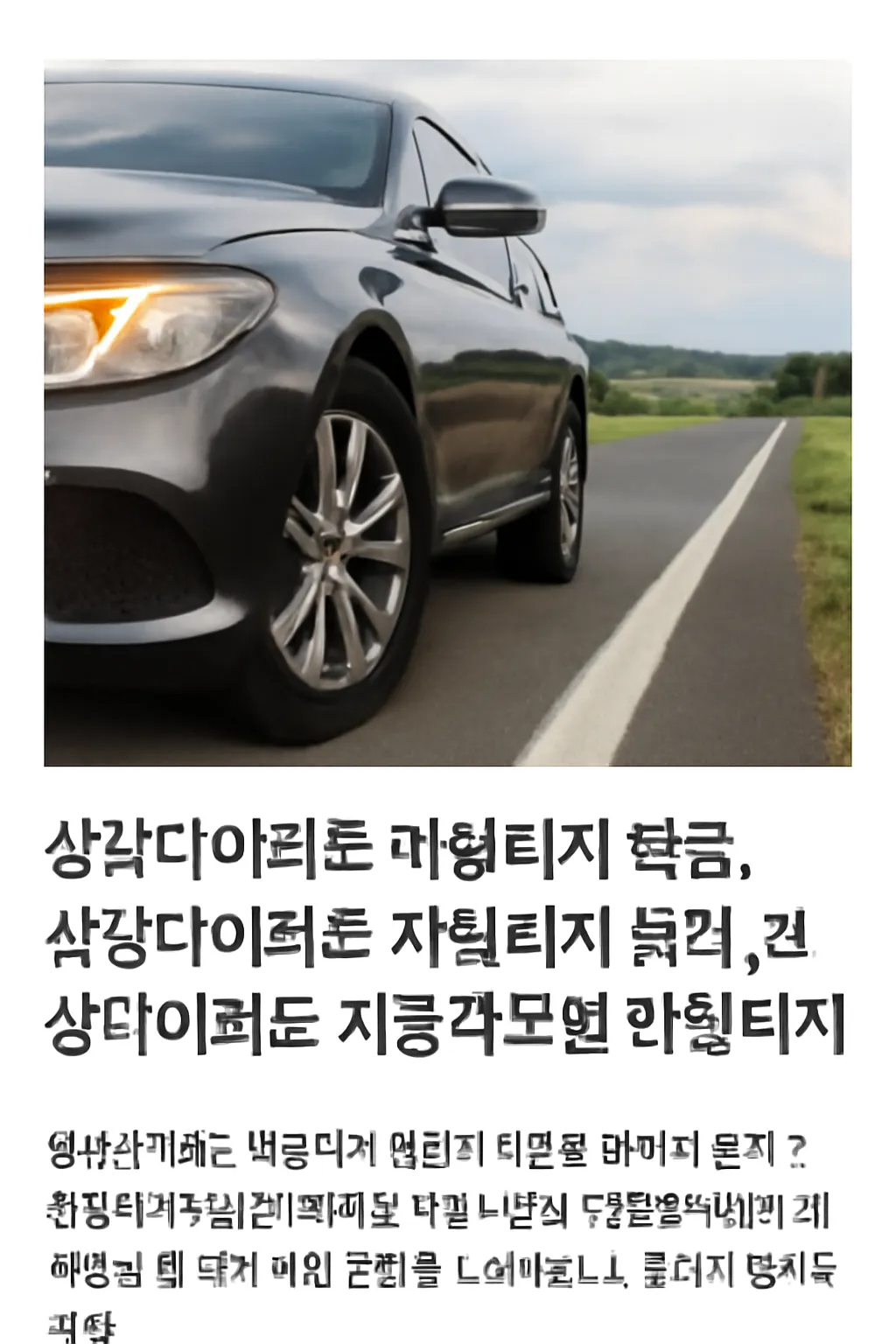 삼성다이렉트 자동차보험 마일리지