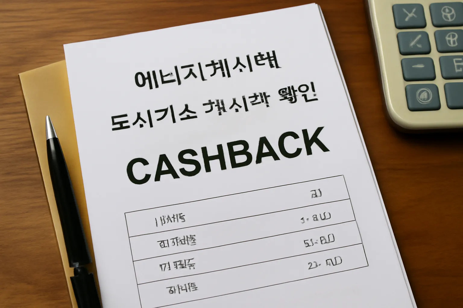도시가스 캐시백