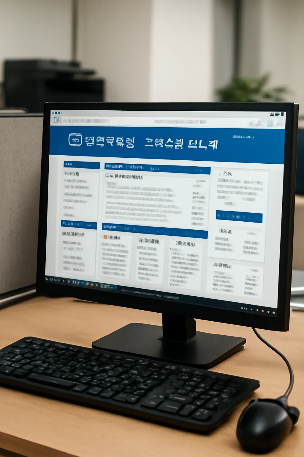 한국 도시가스 공사 전자조달 시스템