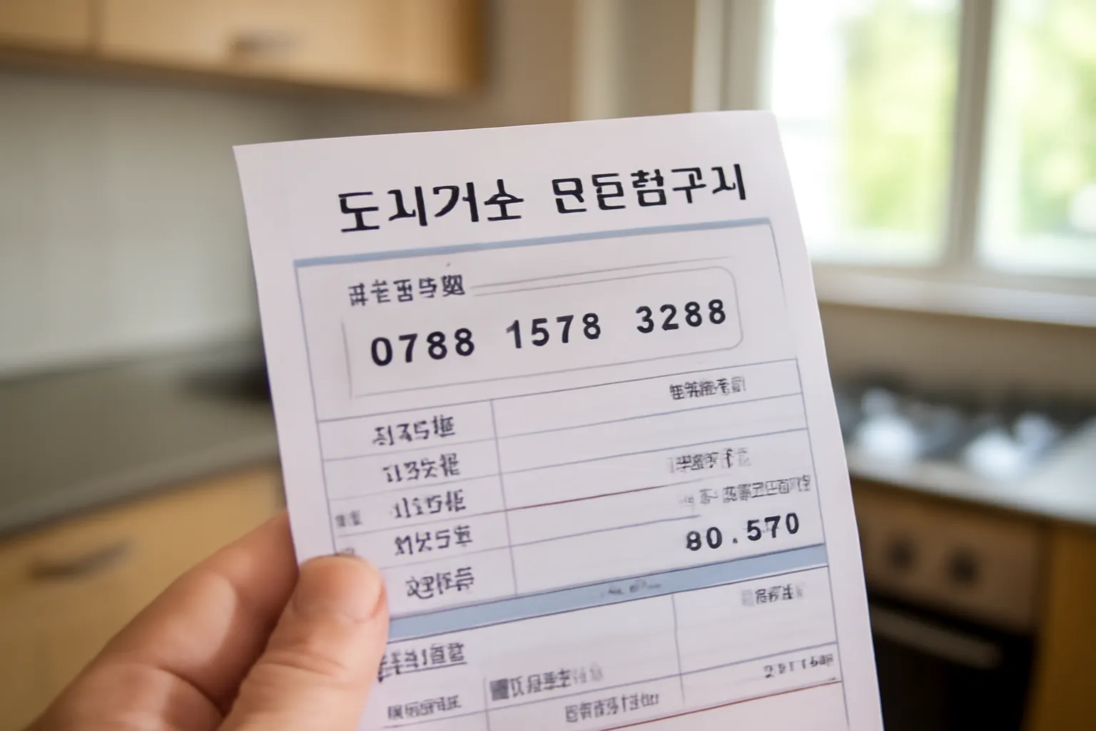 도시가스 납부자번호