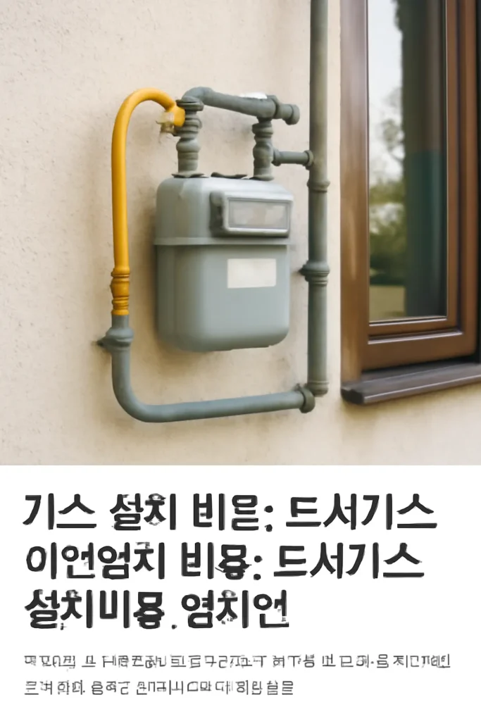 도시가스설치비용
