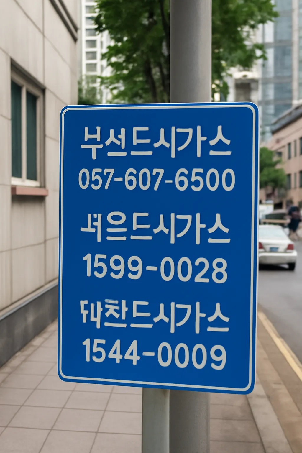 도시가스 고객센터전화번호