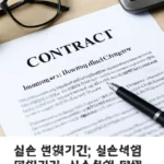 실손보험 면책조항