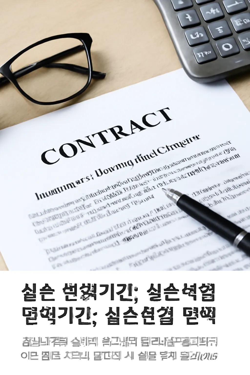 실손보험 면책조항