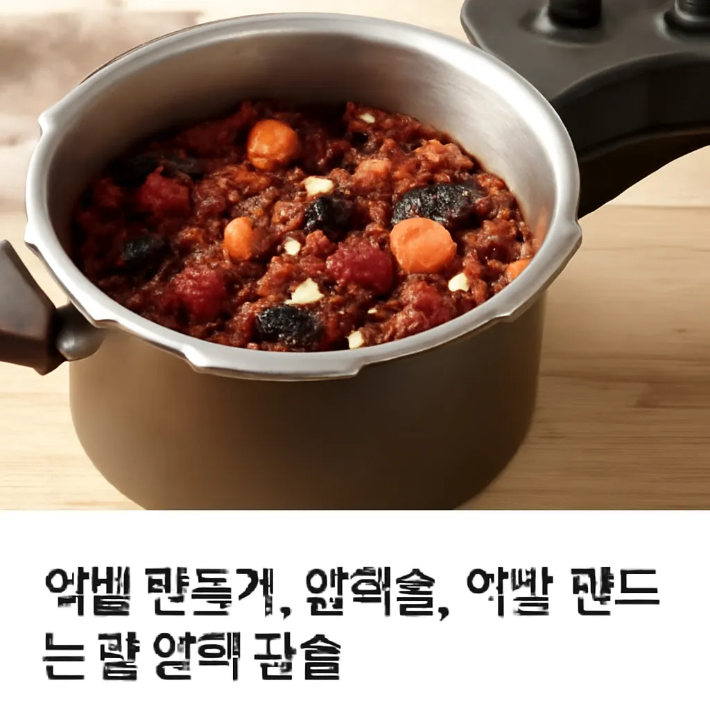 약밥 만드는법 압력솥
