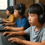 초등학생 pc방 게임