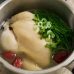 압력솥 닭백숙