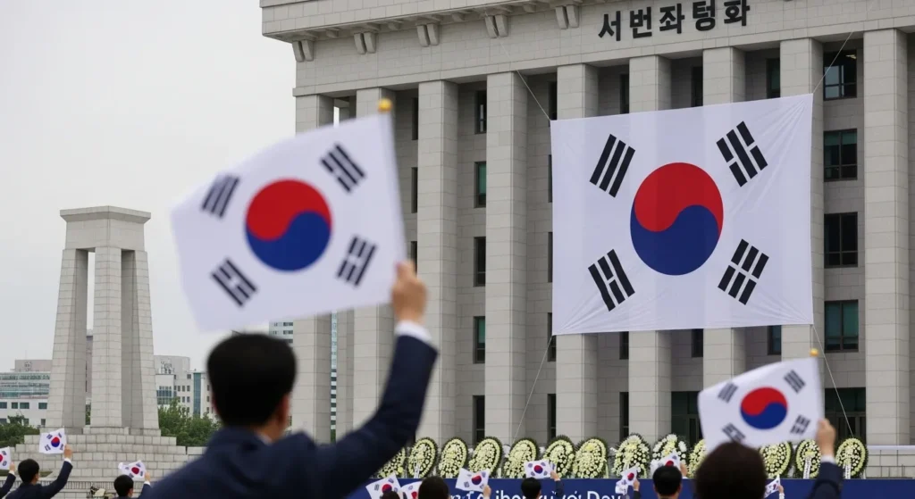 광복절 태극기 이미지