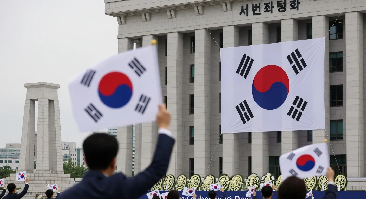 광복절 태극기 이미지