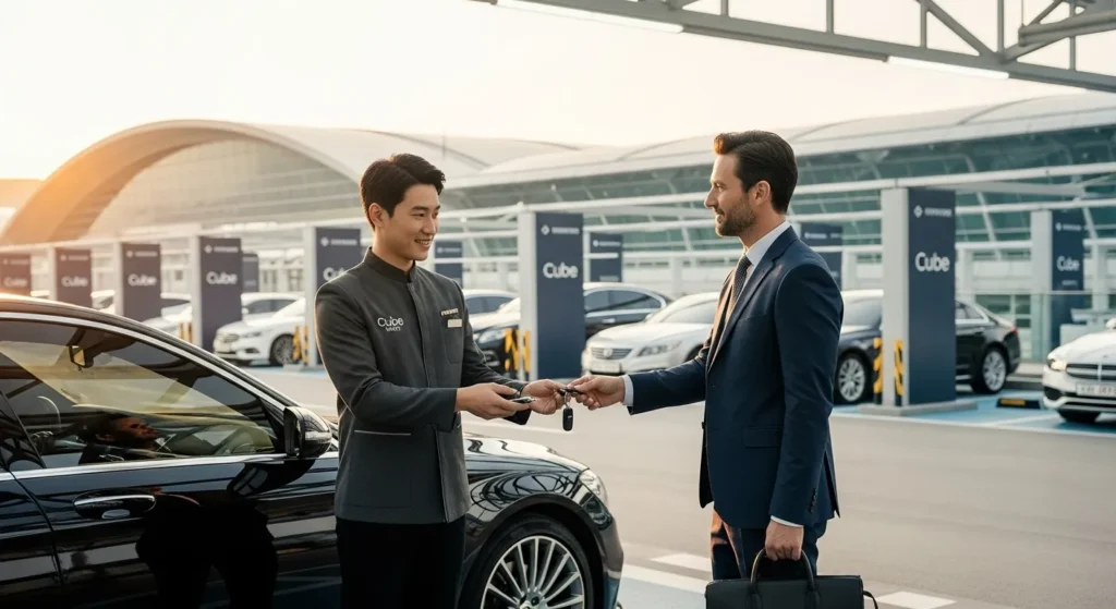 인천공항 주차대행 큐브