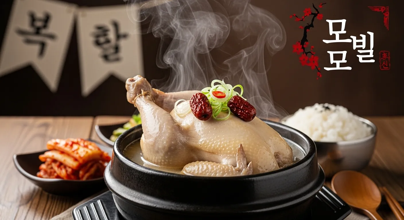 복날 행사 현수막
