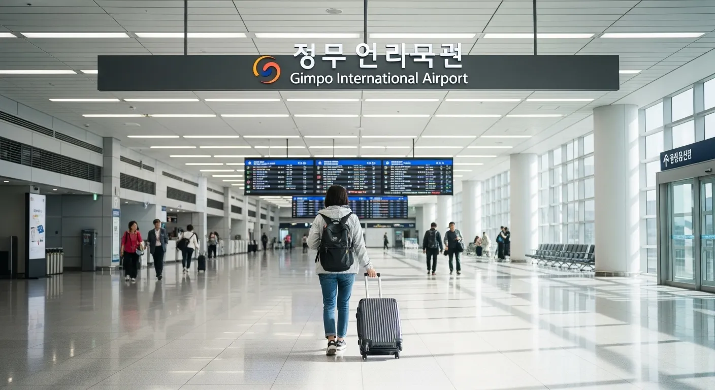 김포공항 도착정보