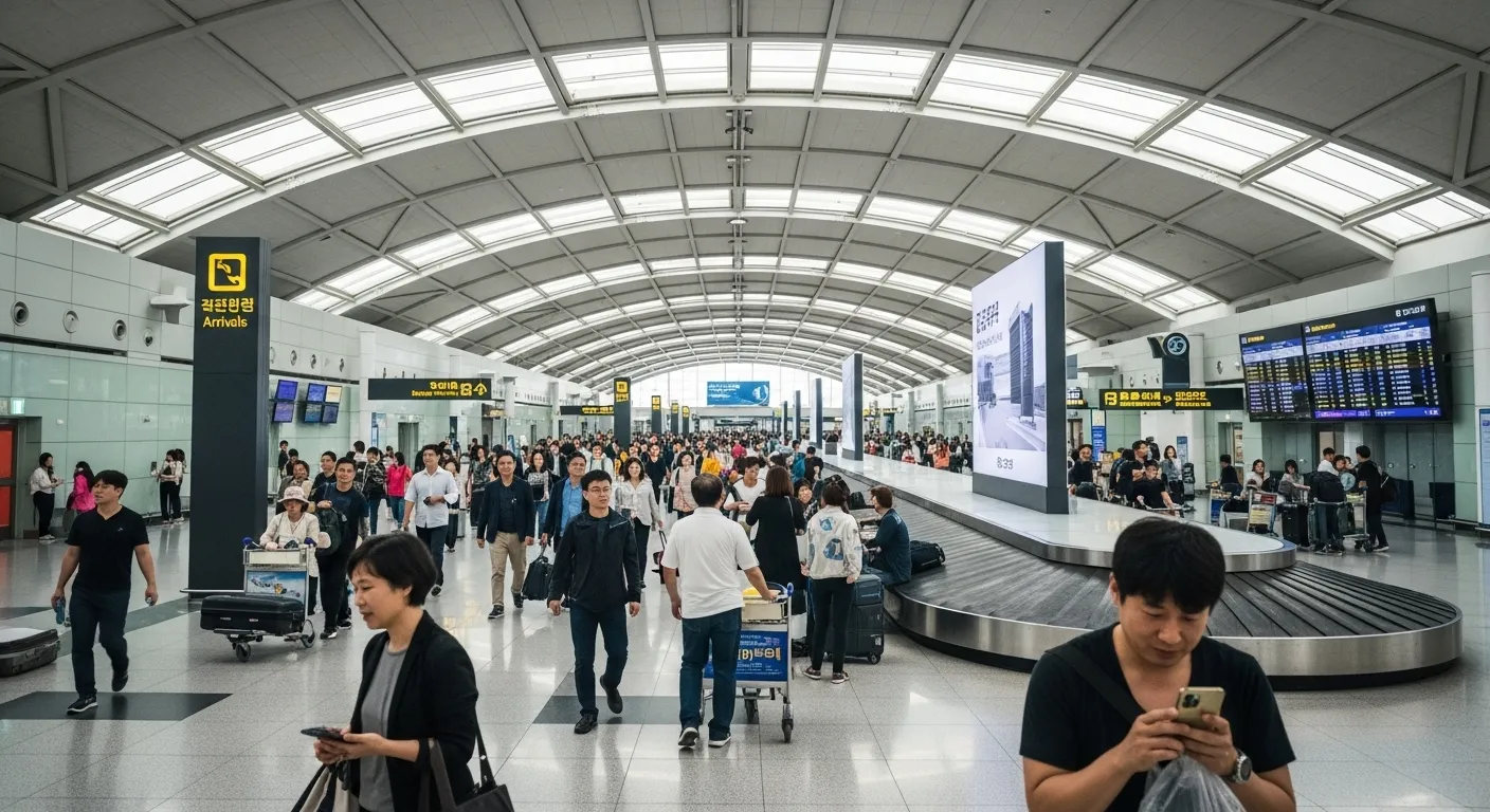 인천공항 도착