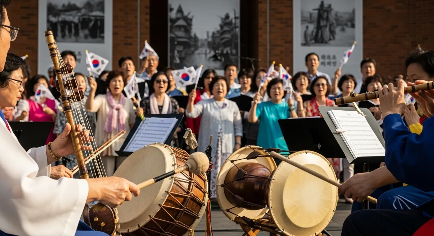 광복절 노래 반주음악