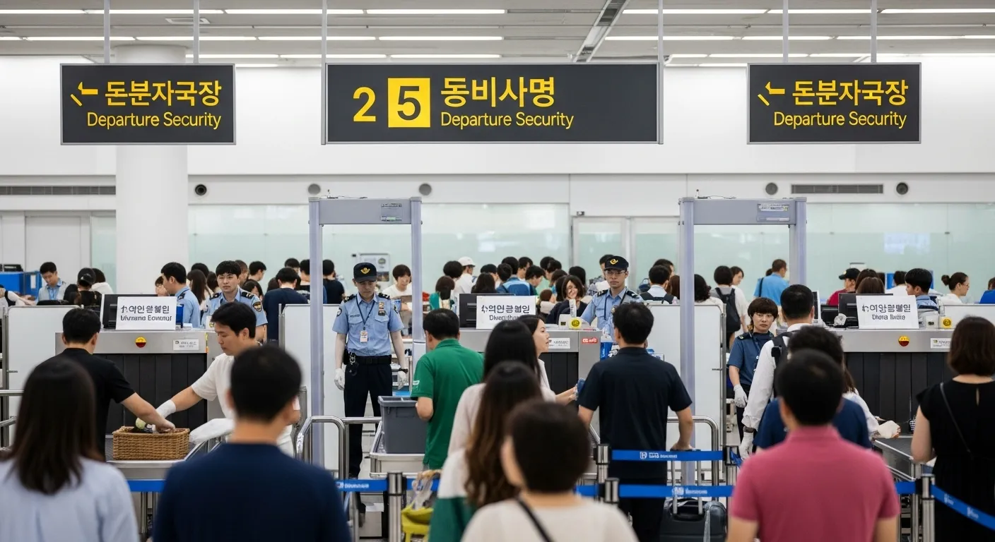 인천공항 출국심사 시간