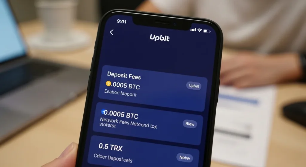 업비트 예치금 이용료