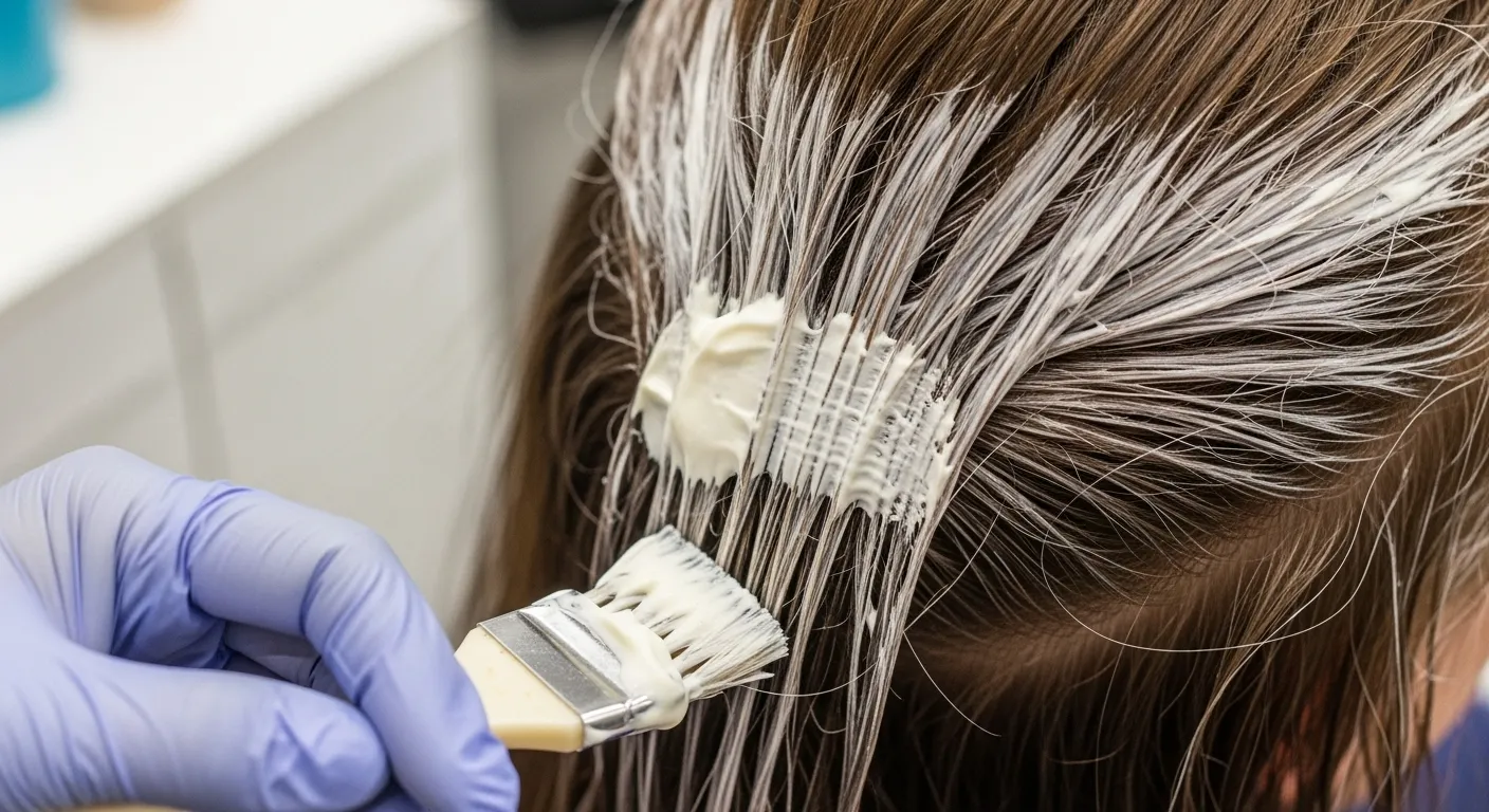 새치 탈색 염색약