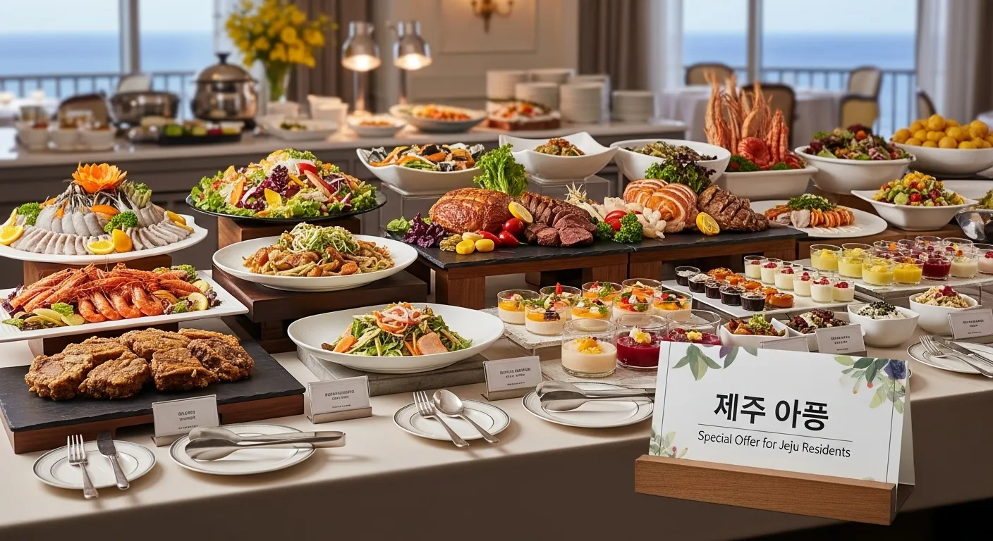 파르나스 호텔 제주 뷔페 도민할인