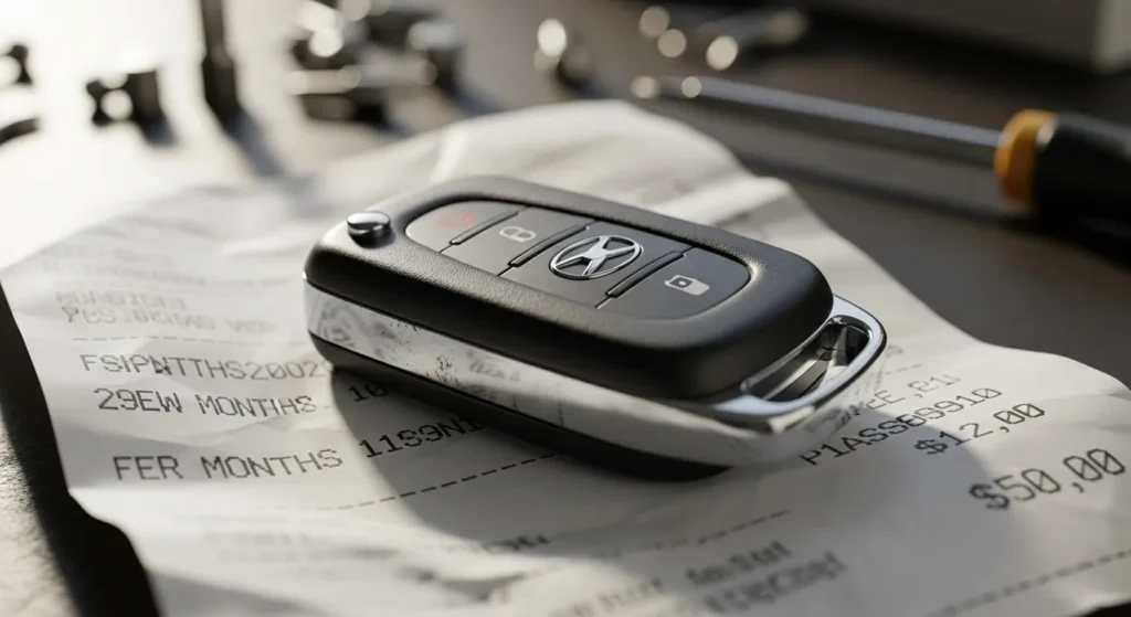 자동차 스마트키 분실 제작 비용