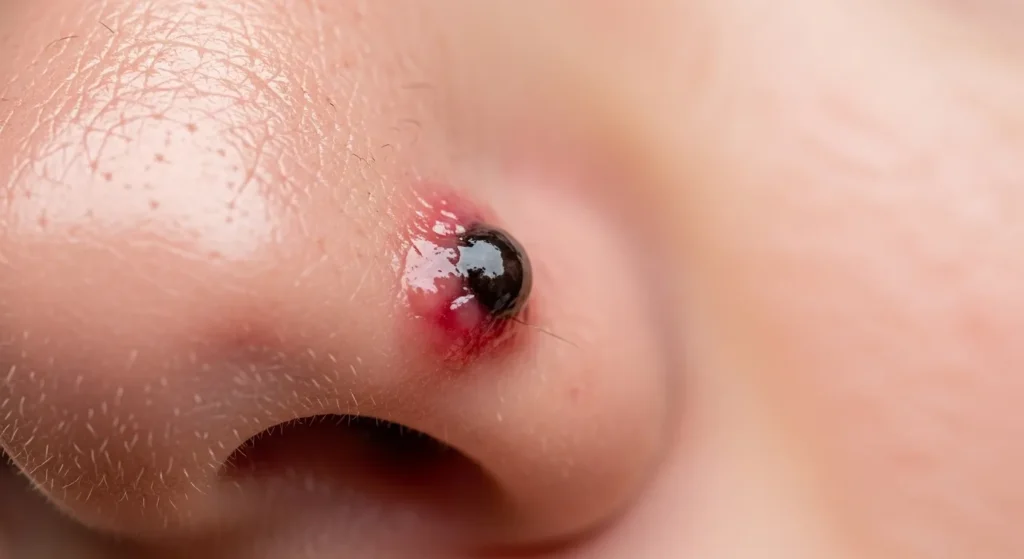 검버섯 부어오름