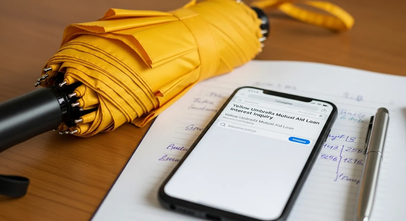 노란우산공제 대출이자 조회