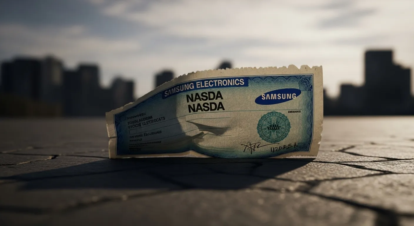 삼성전자 주가 하락